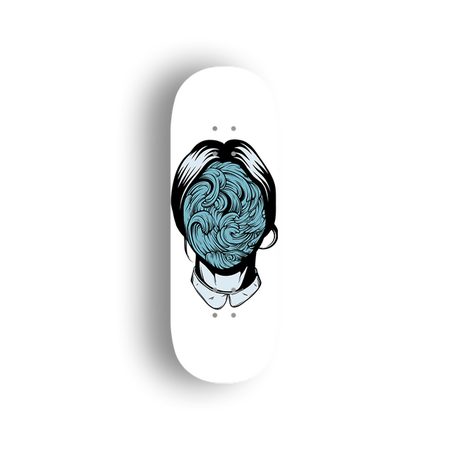 Premium Pro Fingerboard Deck - Weird Young Girl