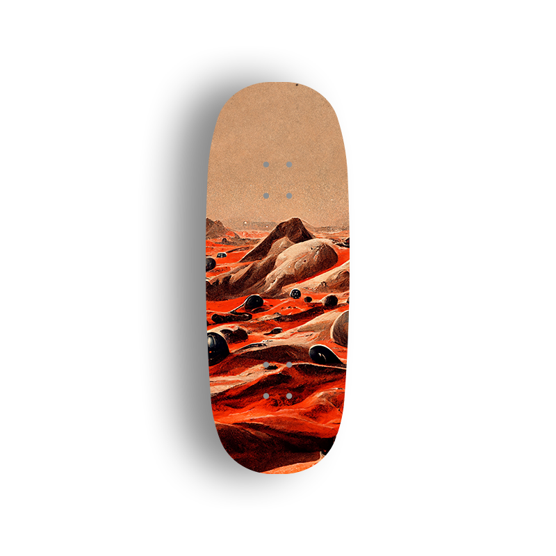 Order 34mm Premium Pro Fingerboard Deck with Scifi Graphic obsiusfb
