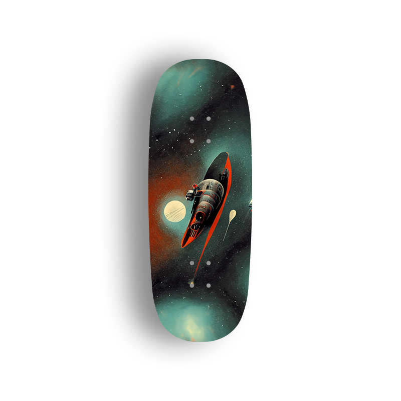 Order 34mm Premium Pro Fingerboard Deck with Scifi Graphic obsiusfb