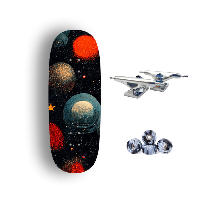 Order 34mm Premium Pro Fingerboard Complete with Scifi Graphic obsiusfb