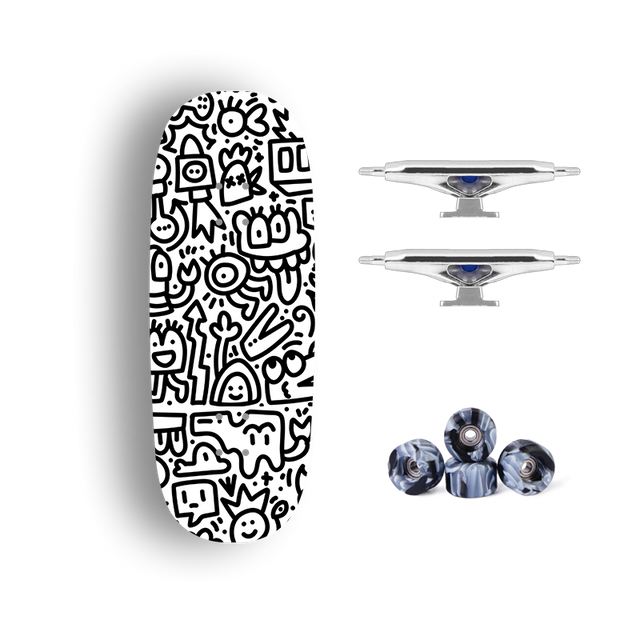 Premium Pro Fingerboard Complete - Doodle