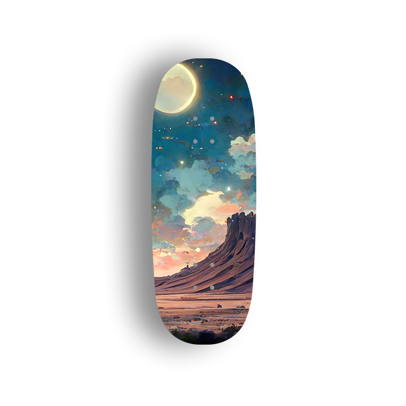 Order 34mm Premium Pro Fingerboard Deck with Magical Skyscapes obsiusfb