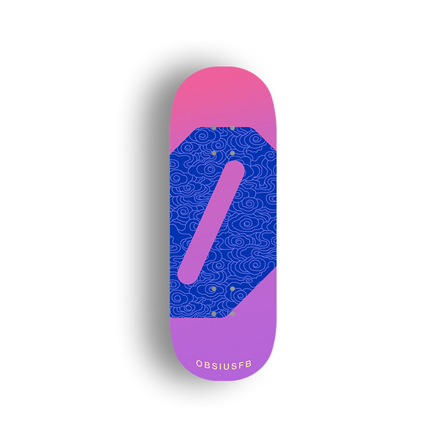 Professional Fingerboard Deck - Obsius LOGO Deck - Purple