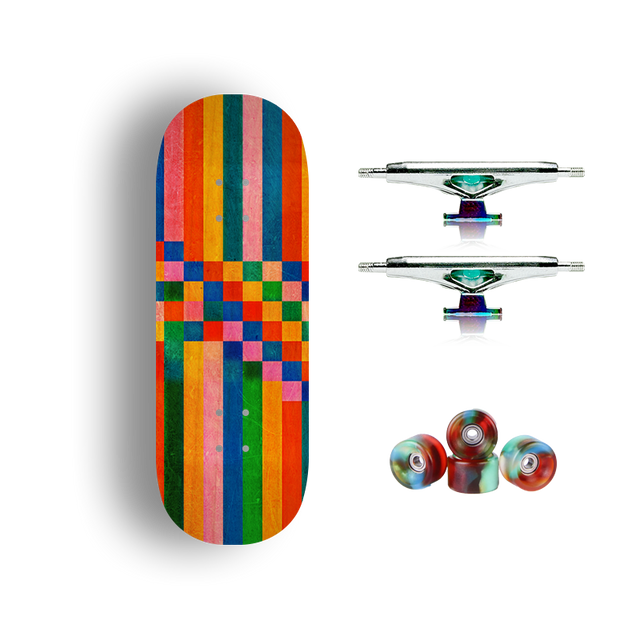 Premium Pro Fingerboard Complete - Color Block