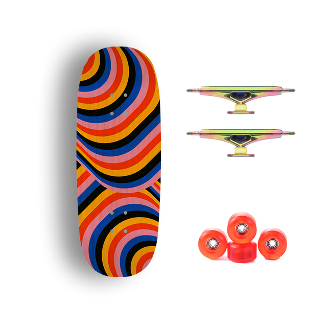 Premium Pro Fingerboard Complete - Groovy Swirl