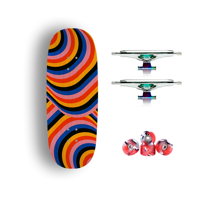 Premium Pro Fingerboard Complete - Groovy Swirl