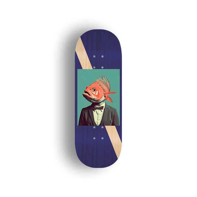 Premium Pro Fingerboard Deck - Fish