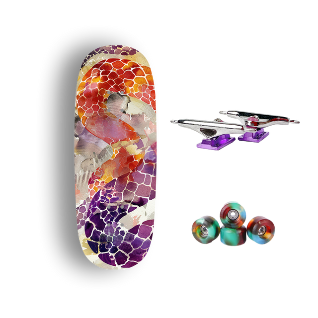 Premium Pro Fingerboard Complete - Snake Skin