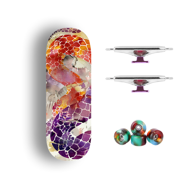 Premium Pro Fingerboard Complete - Snake Skin