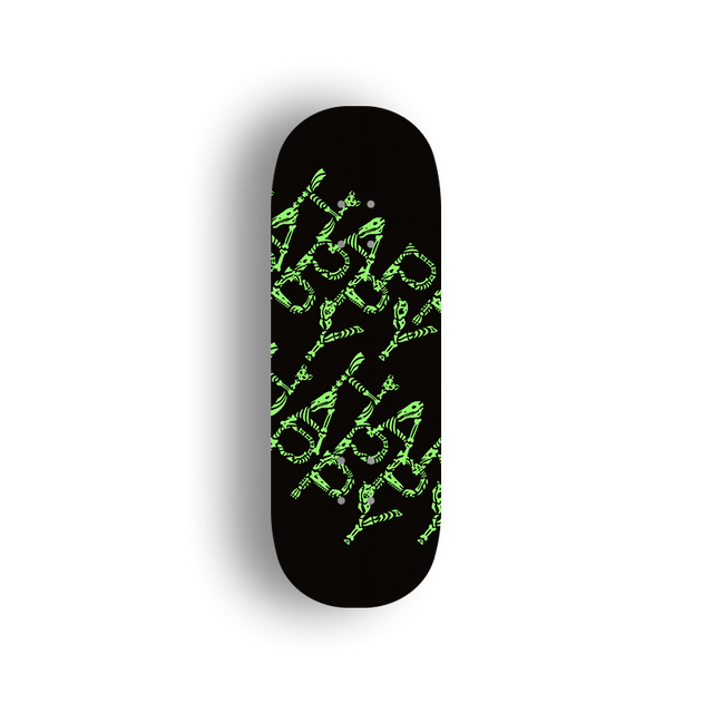 Premium Pro Fingerboard Deck - Glow Runes