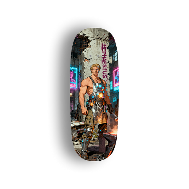 Premium Pro Fingerboard Deck The Twelve Olympians-Hephaestus