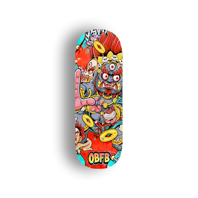 Premium Pro Fingerboard Deck - Monster Frenzy