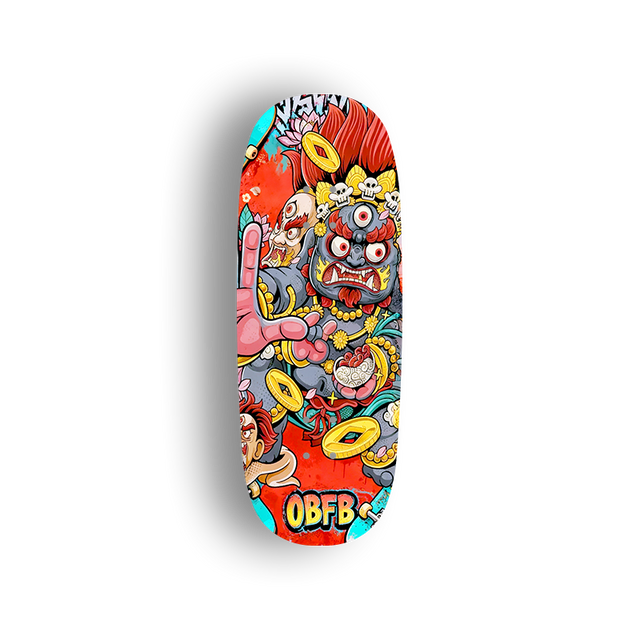 Premium Pro Fingerboard Deck - Monster Frenzy