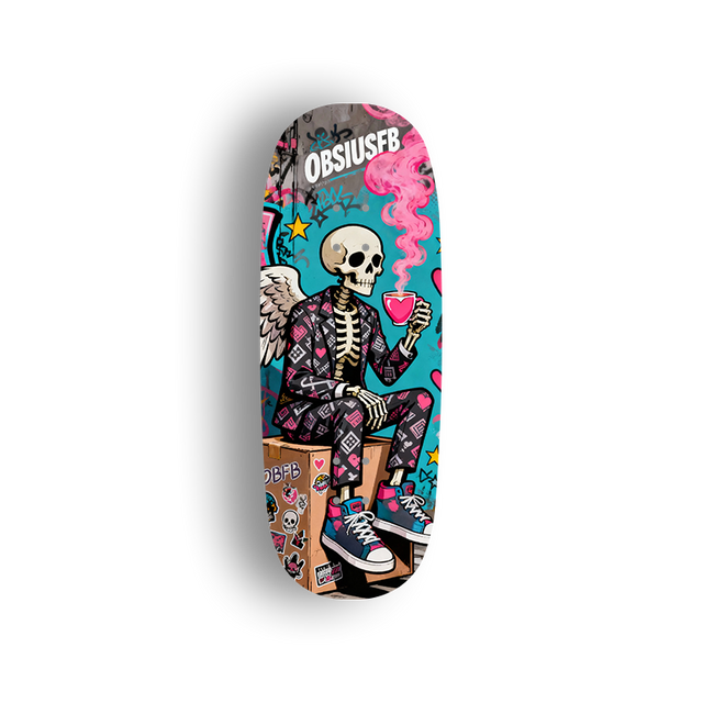 Premium Pro Fingerboard Deck - Loving Skull