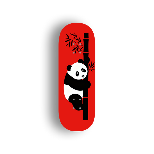 Premium Pro Fingerboard Deck - Zen Panda