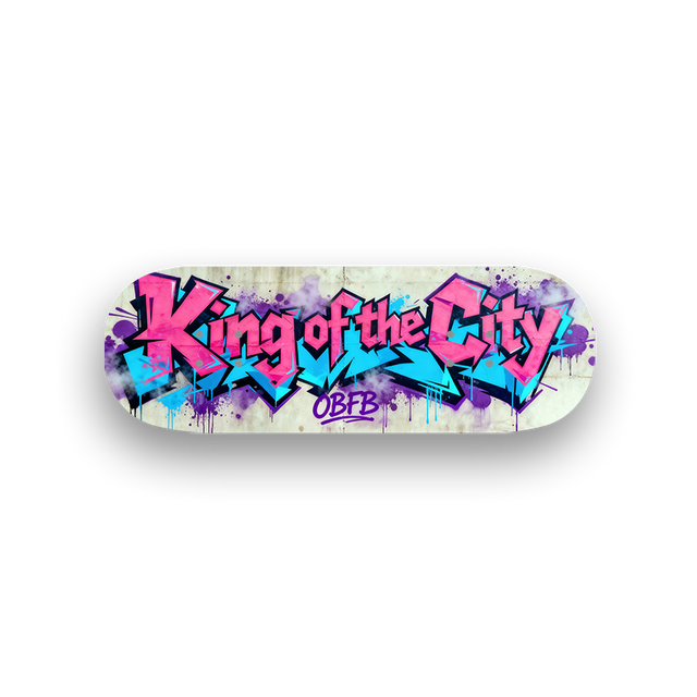 Premium Pro Fingerboard Deck - King of the city