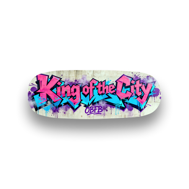 Premium Pro Fingerboard Deck - King of the city