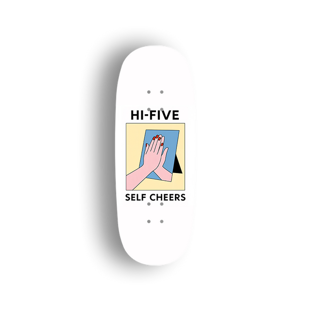 Premium Pro Fingerboard Deck - Solo High-Five