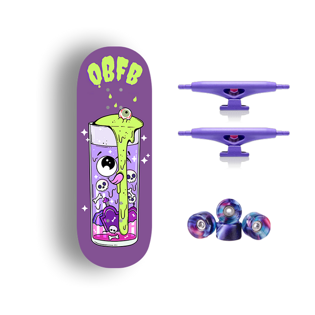 Premium Pro Fingerboard Deck - Toxic Sip