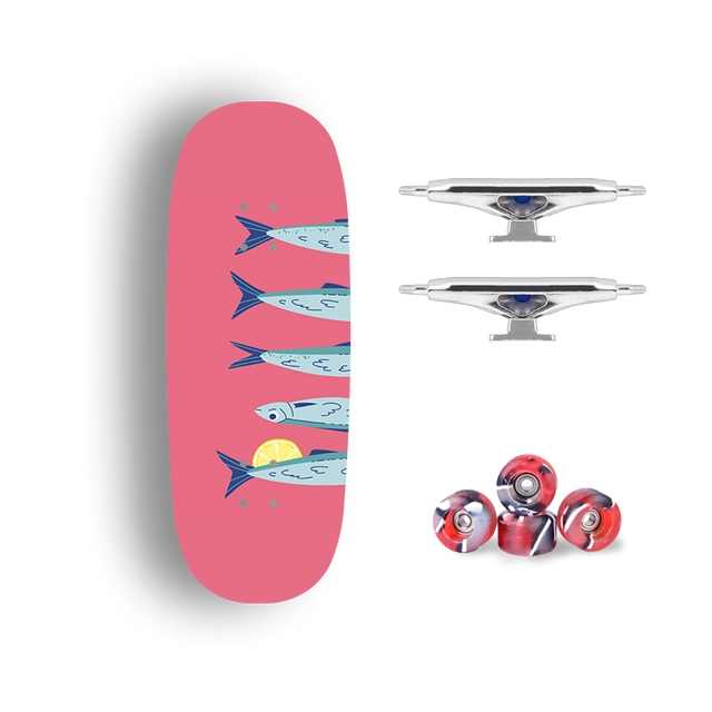 Premium Pro Fingerboard Deck - Lemon