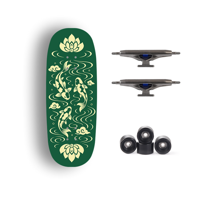 Premium Pro Fingerboard Deck - Koi Leap