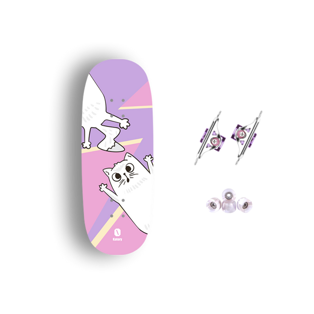 Professional Fingerboard Complete - Obsius x  Katory - Lightning Tail  Kitten
