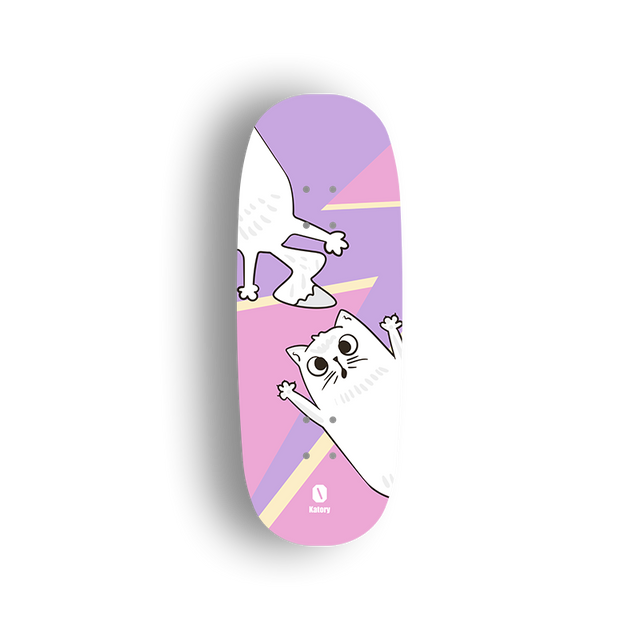 Professional Fingerboard Complete - Obsius x  Katory - Lightning Tail  Kitten
