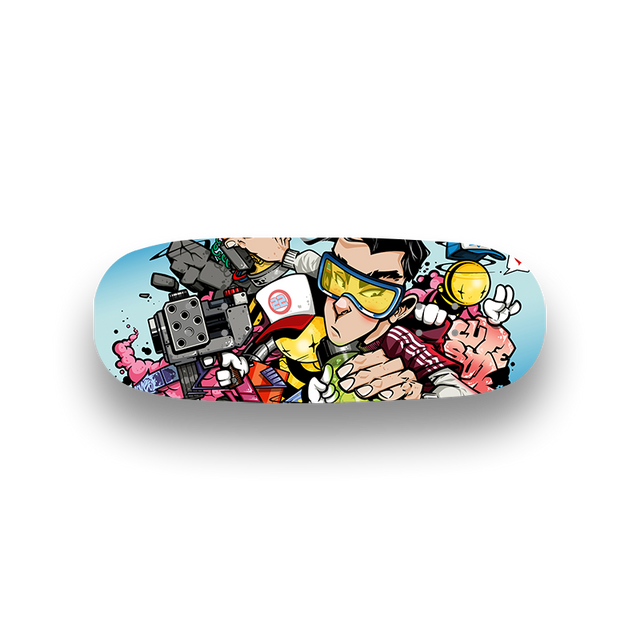 Premium Pro Fingerboard Deck - - Obsius x The Art of SoK - 2UP