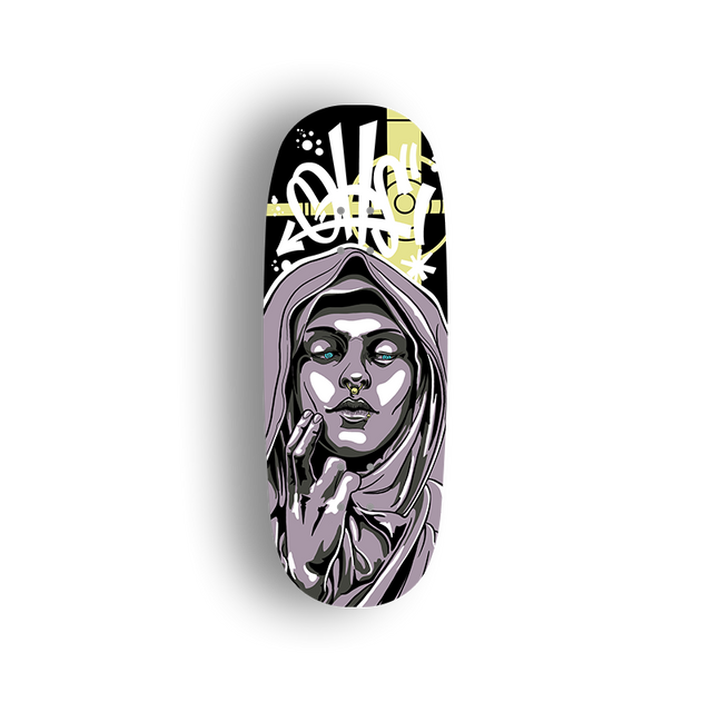 Premium Pro Fingerboard Deck - - Obsius x One Hand Skate - OHS Art 03