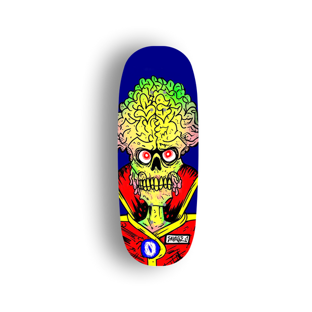 Professional Fingerboard Deck - Obsius x Curt Mills - Savage Graphics 02
