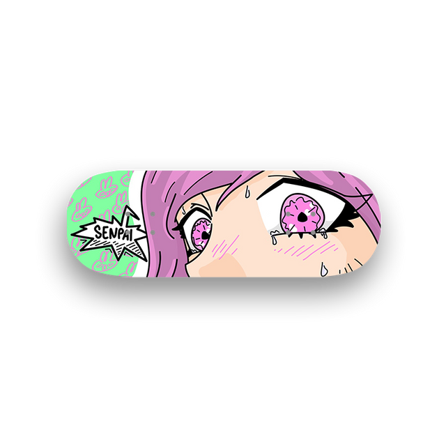 Premium Pro Fingerboard Deck - Obsius x Bunny Tail - GIRL