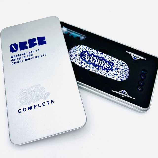 Professional Fingerboard Complete - Obsius x Big'C - Collab Graphic White