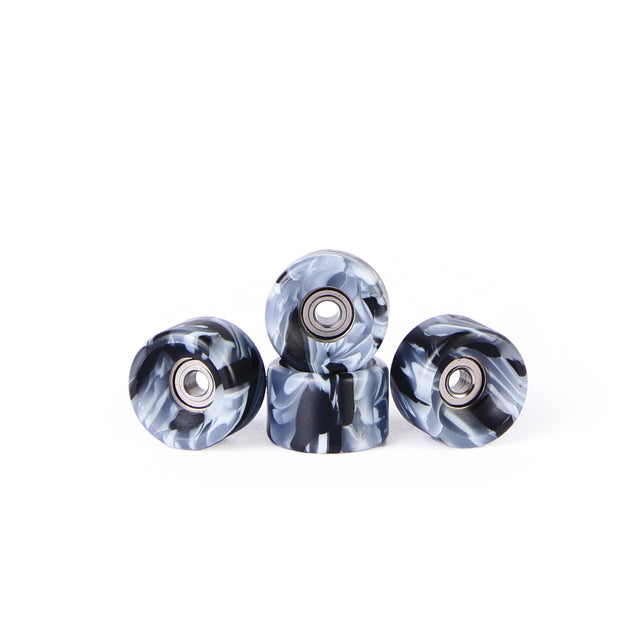 OFB PRO FINGERBOARD WHEELS-BOWL SHAPE-BLACK&GREY