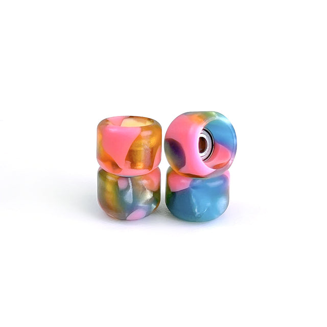 OFB PRO FINGERBOARD WHEELS-MINI-PINK&GREEN