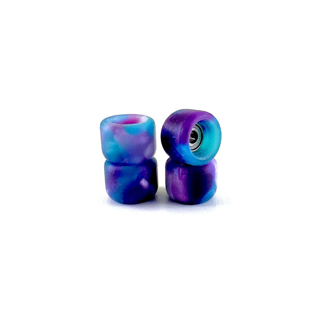 OFB PRO FINGERBOARD WHEELS-MINI-PURPLE & GREEN
