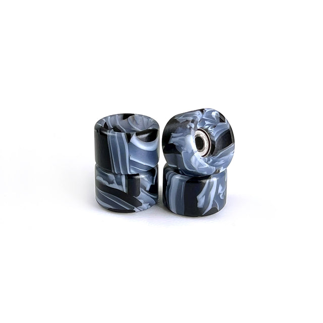 OFB PRO FINGERBOARD WHEELS-BOWL SHAPE-BLACK&GREY