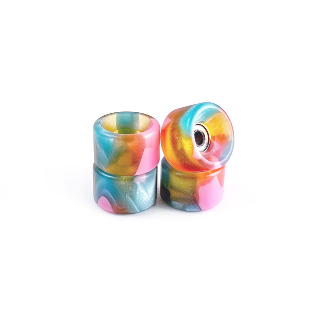 OFB PRO FINGERBOARD WHEELS-BOWL SHAPE-PINK&GREEN