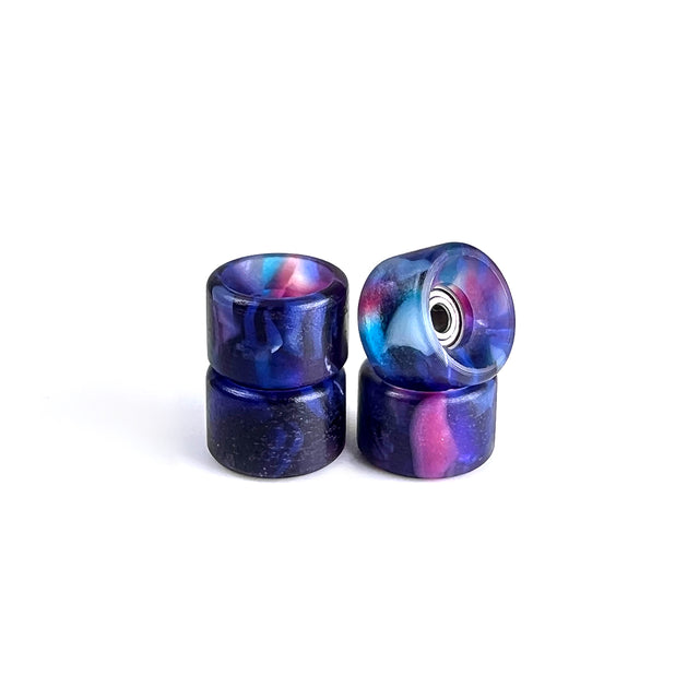 OFB PRO FINGERBOARD WHEELS-BOWL SHAPE-BLUE & PURPLE