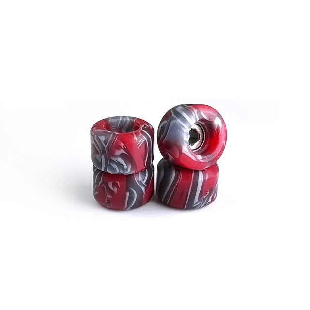 OFB PRO FINGERBOARD WHEELS-STREET SHAPE-RED&GREY