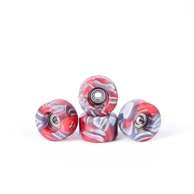 OFB PRO FINGERBOARD WHEELS-STREET SHAPE-RED&GREY
