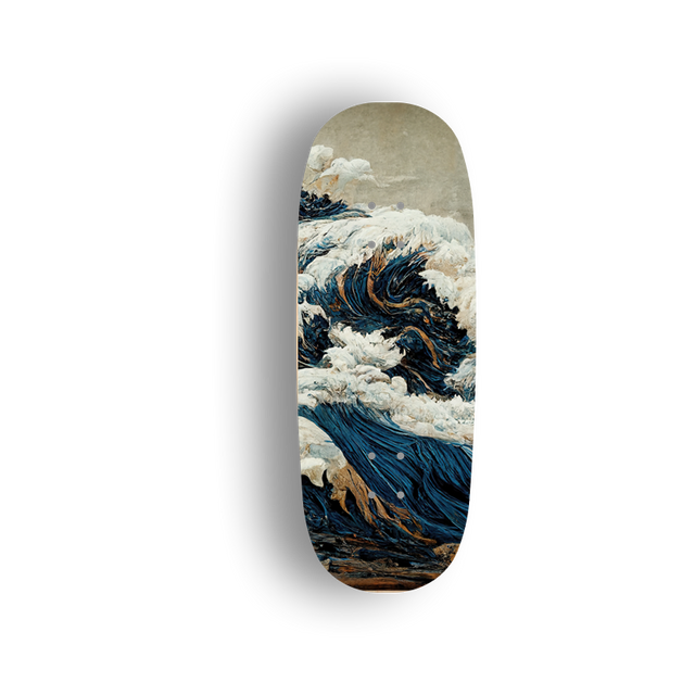Premium Pro Fingerboard Deck - Waves 02
