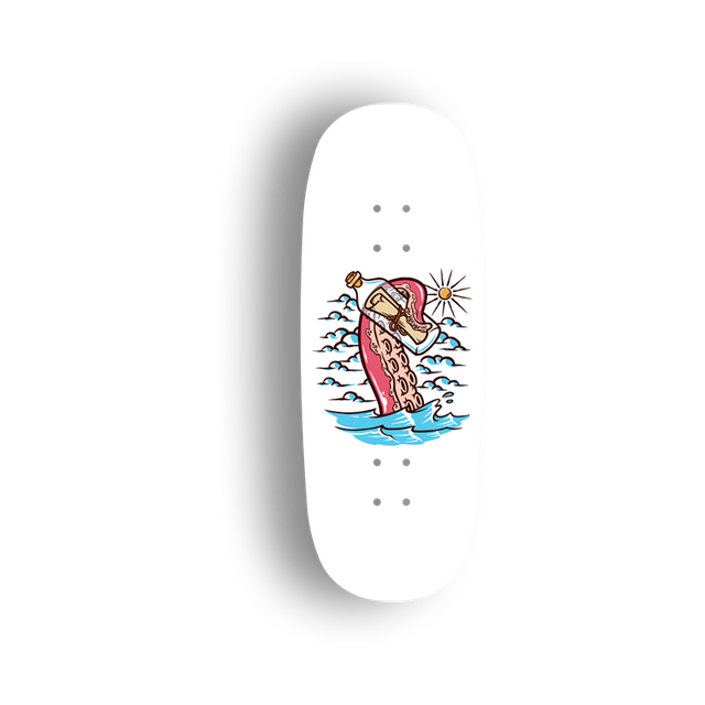 Premium Pro Fingerboard Deck - Octopus 03