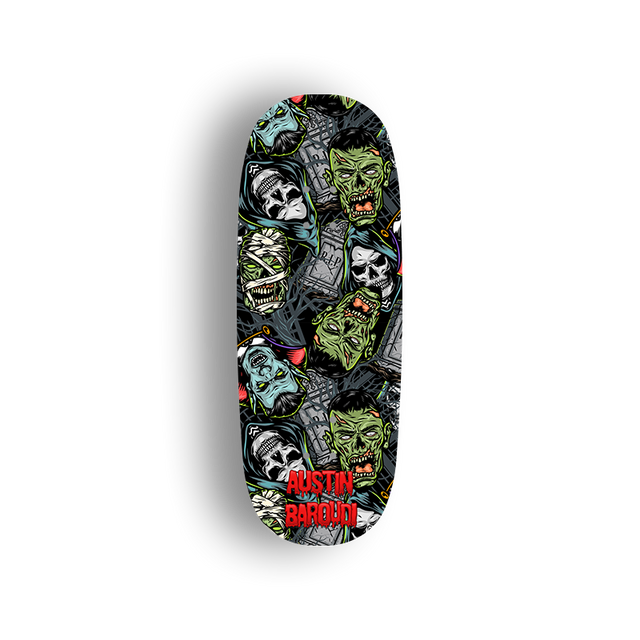 Professional Fingerboard Deck - Obsius x Austin Baroudi - Horror Faces