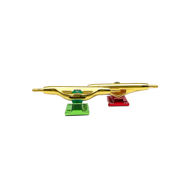 OFB TRUCKS - 34mm  - XMAS GOLD /  RED GREEN