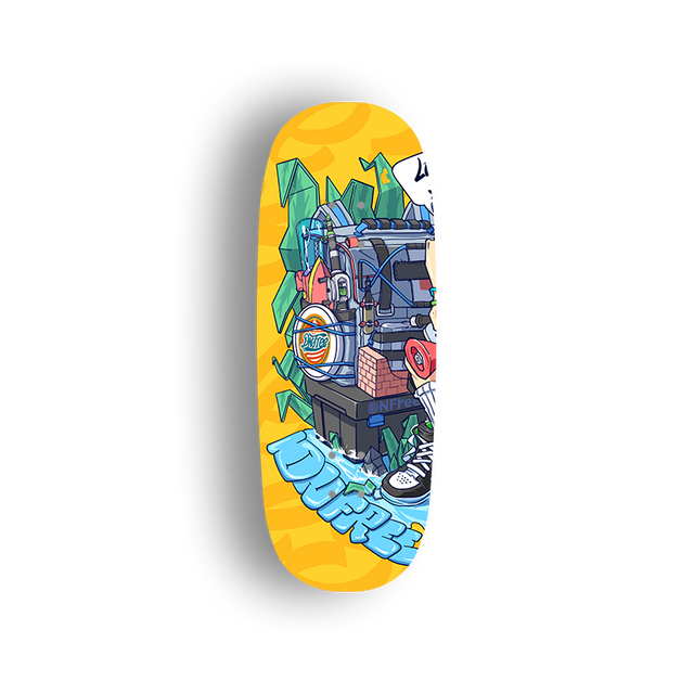 Professional Fingerboard Deck - Obsius x DNFREE - Illustration 02