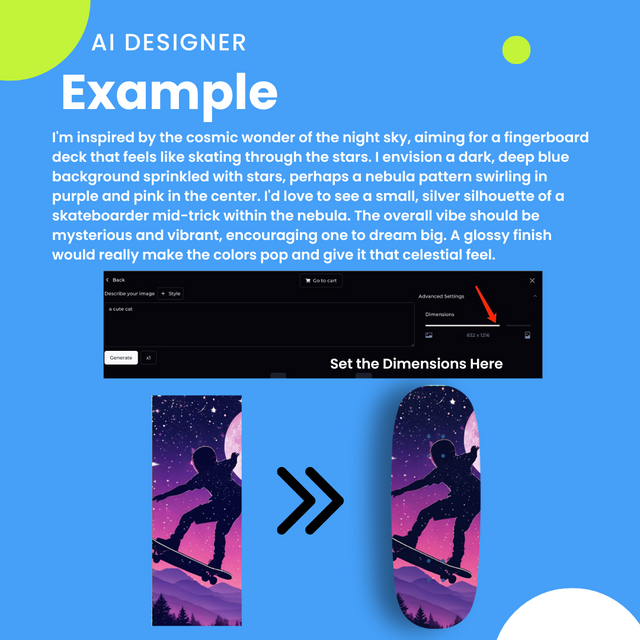 AI Deck Designer-Custom Professional Fingerboard Deck