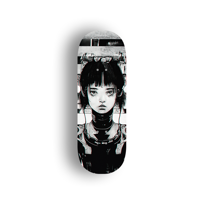 Premium Pro Fingerboard Deck - Sci-fi Girl 02