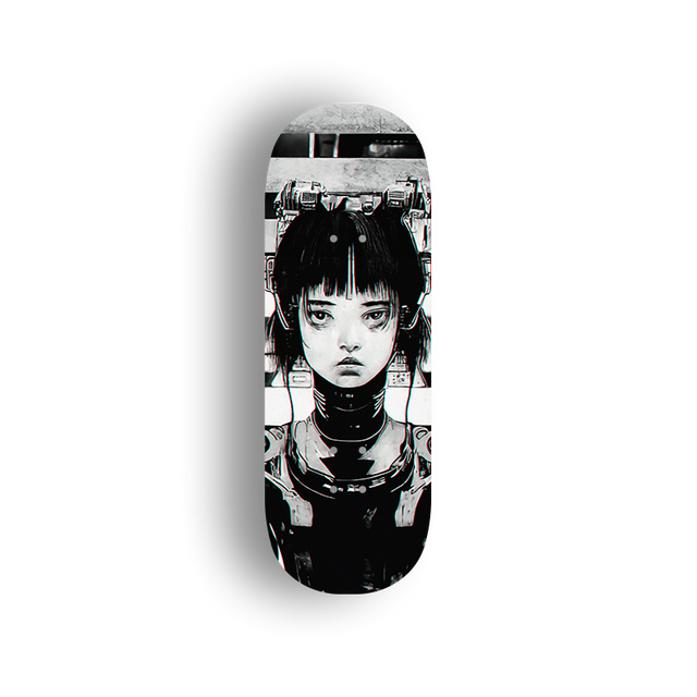 Premium Pro Fingerboard Deck - Sci-fi Girl 02