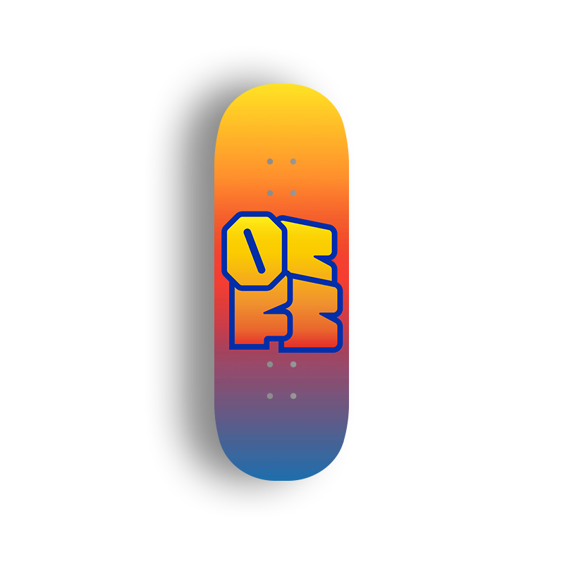 Premium Pro Fingerboard Deck - Popsicle Shape -OBFB01