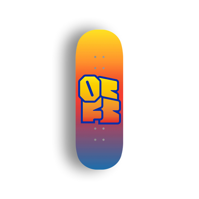 Premium Pro Fingerboard Deck - Popsicle Shape -OBFB01